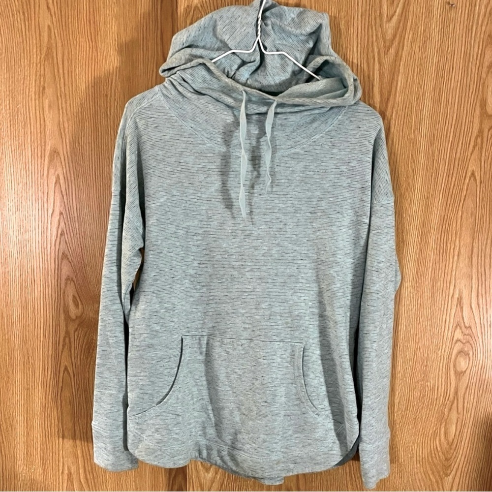 Champion Mint/ Gray Cowl Hoodie Sweatshirt
